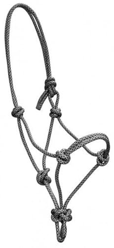 York Knotenhalfter Siena Schnurhalfter (Pony, schwarz)
