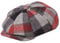 oonui Schiebermütze Herren Newsboy Cap Herren Damen Achteckig Cap Herren Tweed Panel Plaid Vintage Flat Cap Baskenmütze,Patchwork,L(58Cm-61Cm)