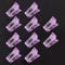 VNC 10 clip viola per unghie in poligel, forme di estensione per unghie in poligel, morsetti per costruttori UV LED, strumenti per manicure fai da te
