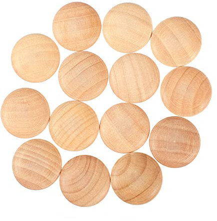 VILLFUL 50 Pcs tapón de madera orificio del tornillo tacos de madera para agujeros de tornillos feo muebles Estante de madera tapones para agujeros de tornillos cubiertas feas