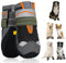 SlowTon Dog Boots for Injured Paws Waterproof, Non-Slip Paw Protector for Rainy Snowy Breathable for Hot Pavement, Puppy Shoes with Adjustable Reflective Strip Dual Washable for Small Medium Large Dog