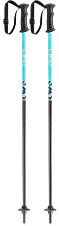 LEKI Kinder Rider Skistöcke, darkblue-Light Turquoise-White, 80CM