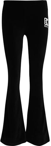 Karl Kani Damen KW223-016-1 KK OG Velvet Flared Leggings Black, L