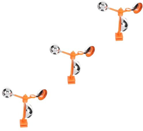 CAXUSD 3piezas Dispositivo Ecológico De Control De Aves Ahuyentador De Pájaros De Energía Eólica para y Huertos Sin Cables Bajo Consumo Energético