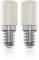 LUTW Lampadina Frigorifero, Bianco Freddo 6000K, 3W Lampadina E14 LED Equivalente 30W, 350LM, Piccolo Lampadine E14 per Frigoriferi, Macchina da Cucire, Cappa Cucina, Non Dimmerabile, Pacco da 2