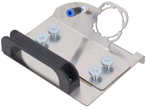 Goshyda Angle Grinder Stand, Stainless Steel, Secure Clamping, Adjustable, for Tile Cutting