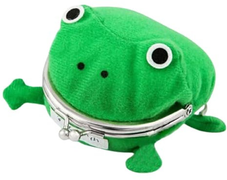 Süße Grüne Frosch Münztasche - Anime Cosplay Plüsch Geldbörsen Prop Plüschtier Geldbörse, Neuartiges Spielzeug, Schulpreis, Geschenk, Geburtstagsgeschenk Für Kinder