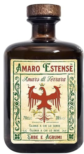 Amaro Estense Amaro di Ferrara, Liquore alle Erbe e Agrumi, 70cl, 28% Vol