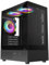 CiT Celsius mATX Gaming PC Case – Panoramic Dual Tempered Glass - Including 3 x 120mm Dual-Ring ARGB Fans, 6-Port PWM Hub - AIO Liquid Cooling Support - USB 3.0, USB 2.0, HD Audio | Black