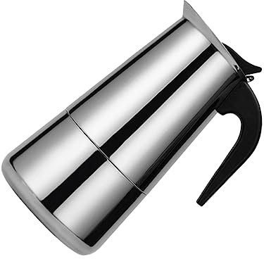 UKCOCO Cafetera De Acero Inoxidable Portátil Cafetera Espresso Para Cocina Para Uso Camping
