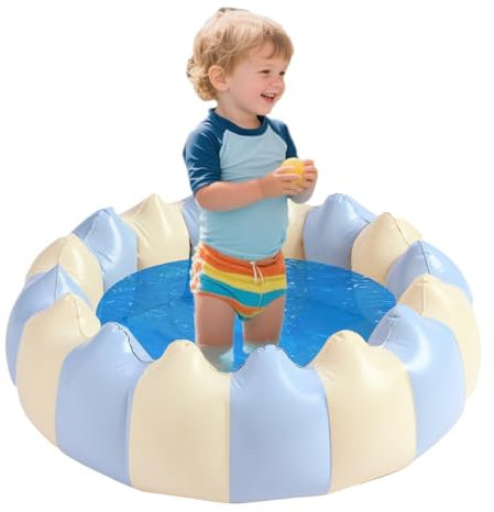 ÉTUCYNG 120 X 120 X 30 Cm Piscine D'été Piscine Gonflable pour Enfant Piscine D'extérieur pour Jardin, Extérieur Intérieur Terrasse Camping Jeux d'eau D'été