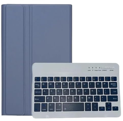 leleyo Custodia tastiera per iPad mini 5/4/3/2/1 7.9 pollici cover tastiera wireless magnetica rimovibile QWERTY per iPad mini 1/2/3/4/5 7.9(Viola)