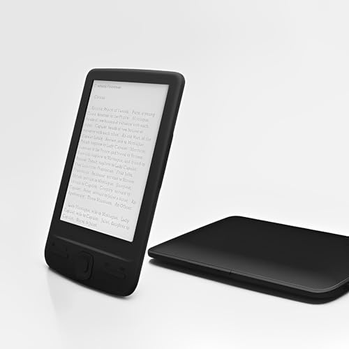 LICAEVEY 6 tragbarer E -Book -Leser mit 8 GB Speicher, 128 MB RAM | Ink Bildschirm Elektronischer Buchleser Unterstützt EPUB, PDF, Mobi | Leichtes EBook