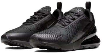 NIKE Air Max 270 Sneaker Schuhe (Black/Black, EU Schuhgrößensystem, Erwachsene, Numerisch, M, 45)