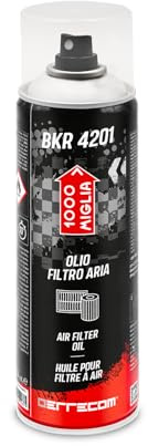 Errecom BKR 4201 Huile pour Filtre à Air Moto en Mousse/Éponge Polyuréthane – Spray 500 mL, Haute Adhérence, Protège le Moteur contre Poussière, Boue et Humidité, Optimise le Flux d’Air