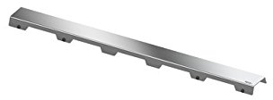 TECEdrainline Designrost „steel II“ (Länge 90 cm Edelstahl poliert sehr belastbar), Silber