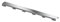 TECE 1 x TECEdrainline Designrost „steel II“ (Länge 90 cm Edelstahl poliert sehr belastbar), Silber