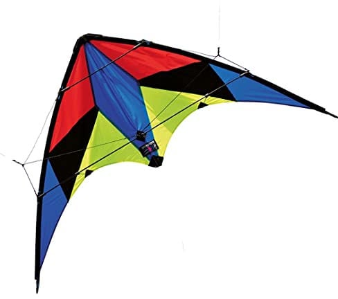 BROOKITE from Peterkin | Phantom Sport Stunt Kite | Multicolour Kite - 117cm x 66cm - Spinnaker Nylon with 2 handles | Kites | Outdoor Toys | Sport & Leisure | Ages 8+