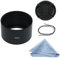SIOTI Camera Long Focus Metal Lens Hood with Cleaning Cloth and Lens Cap Compatible with Leica/Fuji/Nikon/Canon/Samsung Standard Thread Lens