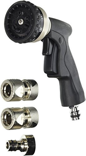 Geka 46.7789.8 Z9 SZ Pistolet arrosoir à Jet Multiple Argent/Noir 48 x 28 x 28 cm