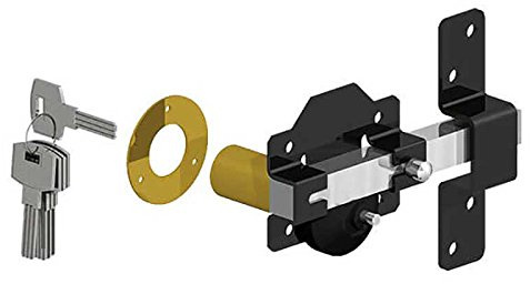Gatemate Premium Rimlock Single Locking Bolt - Keyed Alike - 70mm