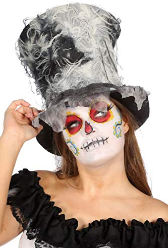 Wilbers Kostüm Zubehör Hut Zylinder Zombie Vampir Hexe Halloween