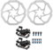 Disc Brake Caliper, Bike Mechanical Disc Brake, Bike Disc Brake Kit Aluminum Rear Caliper Mechanic Tool-Free Pad Adjuster for Mountain Bike, Road Bike