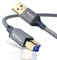 AkoaDa 10 ft USB 3.0 Kabel USB A-Stecker zu USB B-Stecker Datenkabel bis zu 5Gbit/s für z.B. mit Dockingstation, USB 3.0 Hub, Externen Festplatten, Drucker, Scanner, Multifunktionsdruckern usw