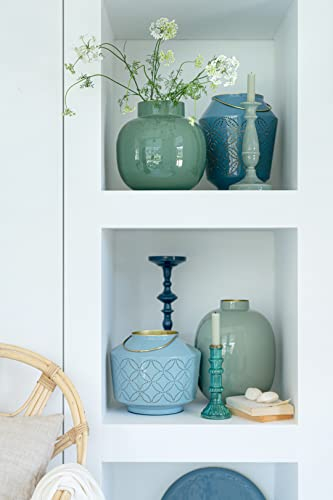 Pip Studio Vase Metal Green 32 cm