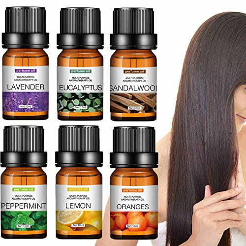 6 Stück Ätherische Öle, Wasserlösliches Ätherisches Öl Für Diffusor, Luftbefeuchter, Duftöle Geburtstagsgeschenk, Home Supplies 10 Ml Ätherisches Öl-Set Für Schlafzimmer, Wohnzimmer, Autos, Büros