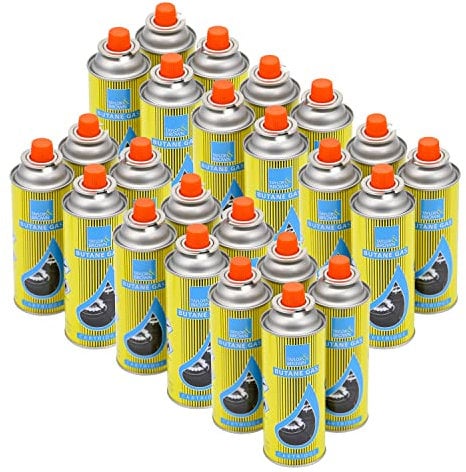 Taylor & Brown 28 Pack Butane Gas Bottles Canister Cartridge Canisters Cylinder | For Camping Stove Cooker, Heater, Barbecue or BBQ, Weed Burner, Kitchen Blow Torch