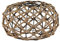 MagiDeal Abat-Jour en Corde de Papier tissé Pendentif Couvercle de Lampe luminaire Abat-Jour en Osier pour lumière, lampadaires hôtel Salle à Manger, c