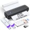 Tragbarer Drucker, kabellos für Reisen, Bluetooth-Thermodrucker, unterstützt 21,6 x 27,9 cm, US-Buchstaben und Legal, A4 & A5 Thermopapier, tintenloser Drucker, kompatibel mit iOS, Android und Laptop,