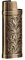 Feuerzeughülle Braun, Vintage Feuerzeughüllen für Mini BIC Feuerzeug,Wiederverwendbare Zinklegierung Feuerzeughülle Vintage Kreativ Gravur Feuerzeughüllenhalter, 2,3 Zoll x 0,9 Zoll x 0,5 Zoll