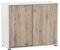 Schildmeyer Aktenschrank Reno 400, 701764, weiß/wildeiche Dekor, 100 x 41 x 83,6 cm