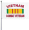 Garten Flaggen Kampfveteran Vietnam Dekorative Fahnen Verblassen Beständig Garten Fahnen Wetterfest Balkonflagge Für Rasen Hof Home 90x150 cm