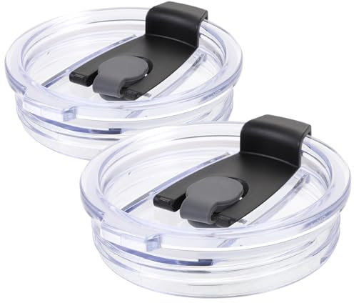 VINTORKY 2stücke Becherdeckel Auslaufsicher Flexibel Und Wiederverwendbar Ersatz-deckel Für Tumbler Und Schnapsspender Bezaubernde Becherhüllen Zum Tragen