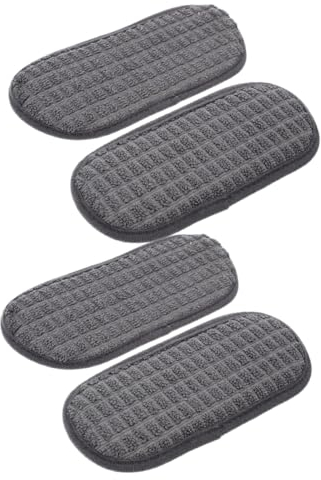 Healeved 4pcs Refrigerator Water Drip Catcher Pads Anti-Splash Absorbent Mats for Water Dispenser Grey Prevent Leaks Kitchen Bathroom