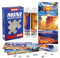MISITU 3er-Pack Mini-Puzzles mit 150 Teilen für Erwachsene - Sonnenuntergang - Reisepuzzle als Heimdekoration