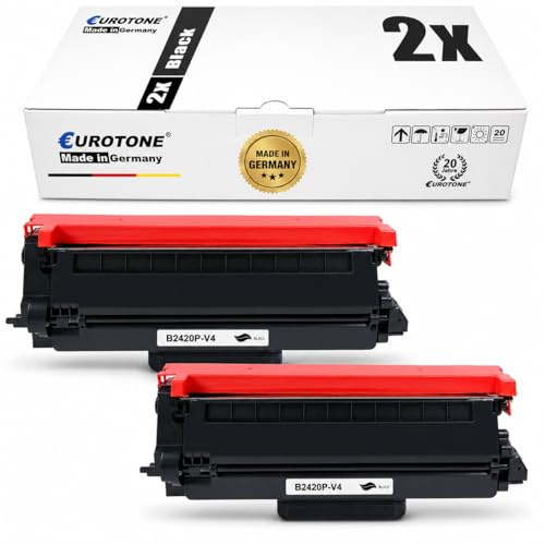 Eurotone TN2420 Toner kompatibel für Brother-TN2420L 2310D 2350DW 2357DW 2370DN 2372DN 2375DW Brother MFC-L 2710DN 2710DW 2712DN 2712DW 2730DW 2730DWG 2732DW 2735DW 2750DW (2er Pack Schwarz)
