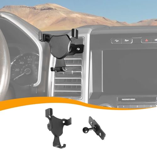 Hoolcar Kfz-Handyhalterung für Ford F150 2015–2020, Armaturenbrett-Handyhalterung für Armaturenbrett, verstellbare Handy-Ständer, Innenzubehör