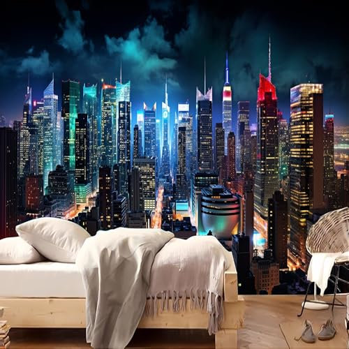 Custom Size Wall Murals - New York City, Self-Adhesive Removable Peel and Stick Wallpaper - for Living Room, Bedroom, Bathroom