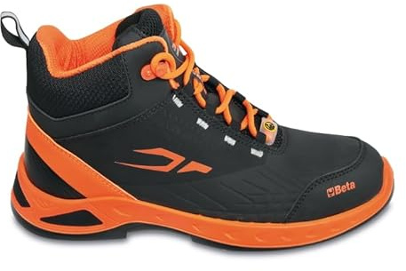 BETA 7276N, Scarpe Alte Antinfortunistiche FitEVOLUTION in Alte in Microfibra Idrorepellente, Scarpe da Lavoro Antiperforazione con Supporto di Stabilità sul Tallone, Taglia EU 45, 650g