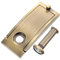WOONEKY Conjunto De Puerta Y Visor Para Puerta De Entrada Con Mirilla Resistente Aleación De Zinc.