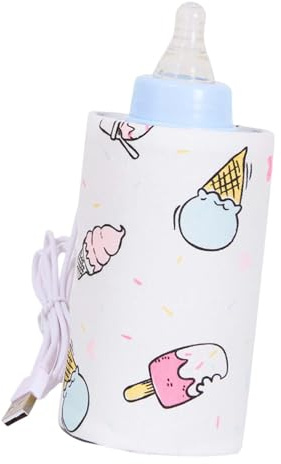 Fruusv Baby Bottle Insulated Sleeve, Warm Milk Bottle Cover, Breastmilk Insulation Bag for Nursing, Portable Baby Bottle Warmer Bag for Moms Insulated Baby Bottle Cover for Warm Milk, Portable Bott