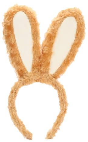 HFMYGS Hasenohren Haarreif, Hasenohren Kostüm, Hasenkostüm Kinder, Hasenohren Braun, Hasenkostüm Erwachsene, Bunny Ohren, Ostern Hasenkostüm Kinder, Winnie Pooh Ohren Haarreif