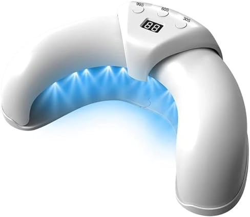Gesundpur NailCare - Nagelpilztherapie mit Laserlicht(Weiß,2 Stück)
