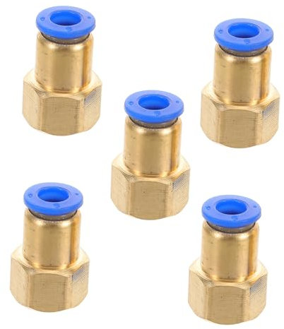 ULTECHNOVO 5piezas Conector Neumático Rápido Acoplamientos Rápidos Neumáticos Rápida y Robusta