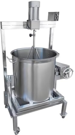 40L Lebensmittel-Wärmemaschine Zuckersauce Kochtöpfe Mit Mixer/Marmelade-Ummantelter Herd Rührwerk/Süßigkeiten-Kochmaschine Starkes RüHren