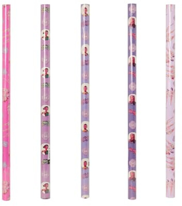 K-POP Demon Hunters - Stationery Geschenkpapier, ideal für Kinder, bequem und vielseitig, Widerstandsfähigkeit, 25,5 x 13 x 58 cm